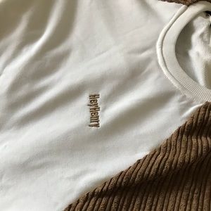 Hey Henry embroidered crew Neck